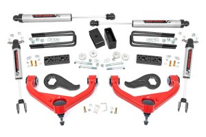 Chevrolet Silverado 3500 HD Suspension Lift Kit - Front + Rear - Rough Country - 3.5 Inch Lift, UCAs, V2 - '20-'24